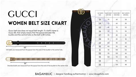 gucci belt bag size chart.